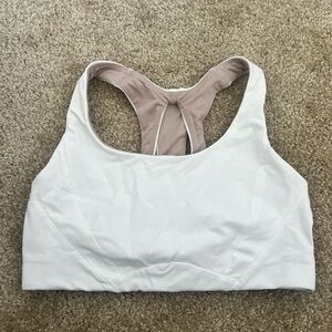 Lululemon White Sports Bra